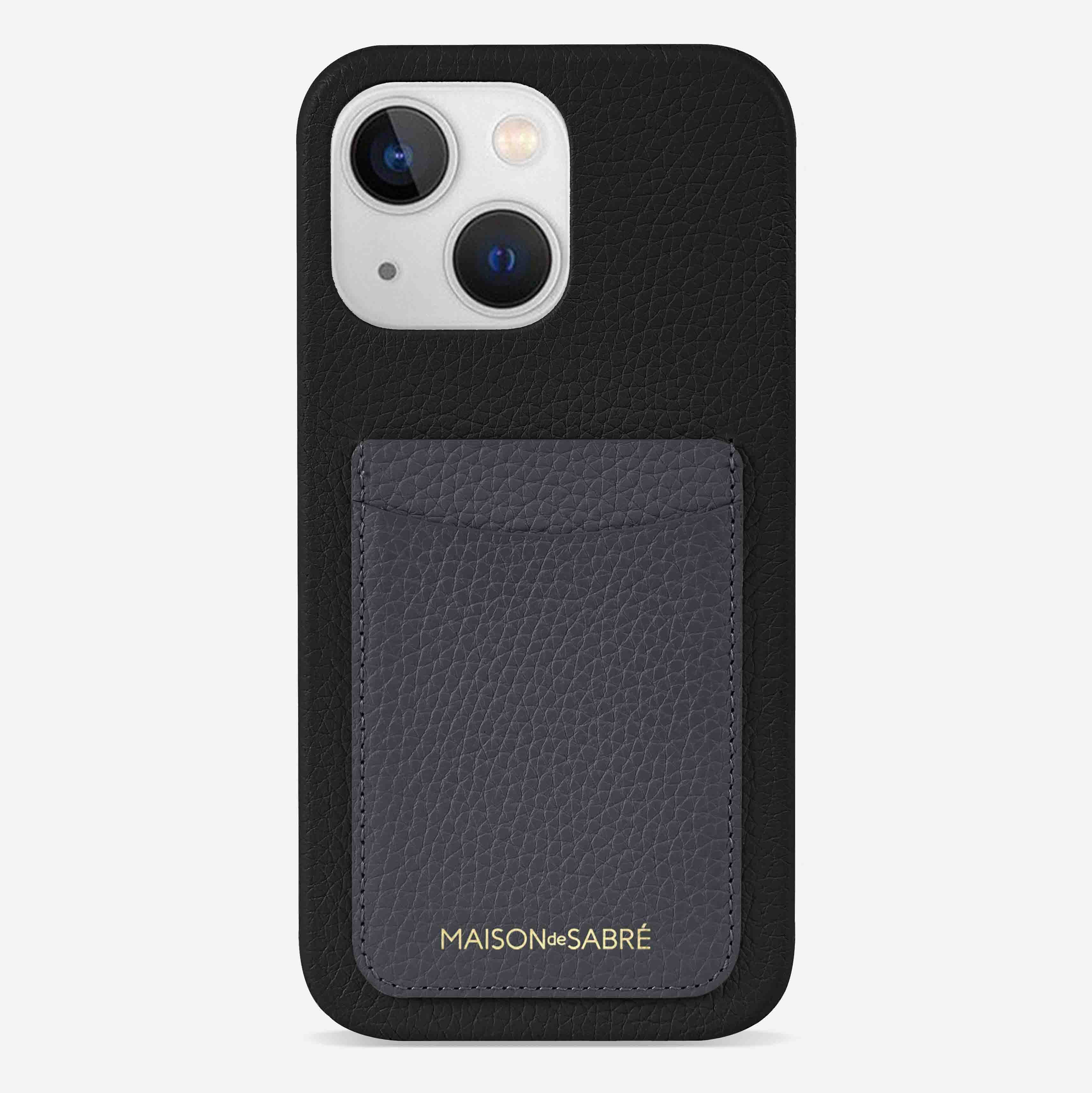 The Card Phone Case iPhone 13 - Graphite Caviar – MAISON de
