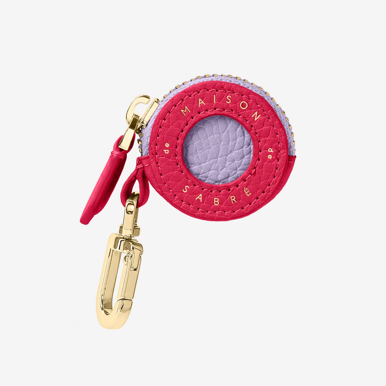 The AirTag Charm - Fuchsia Lavender – MAISON de SABRÉ