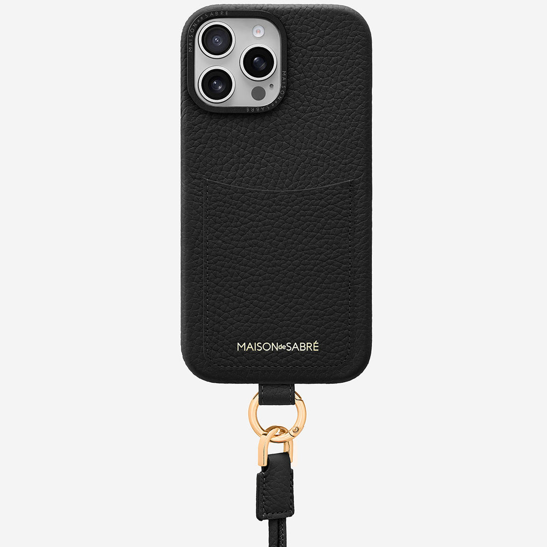 The Sling Phone Case iPhone 16 Pro - Black Caviar