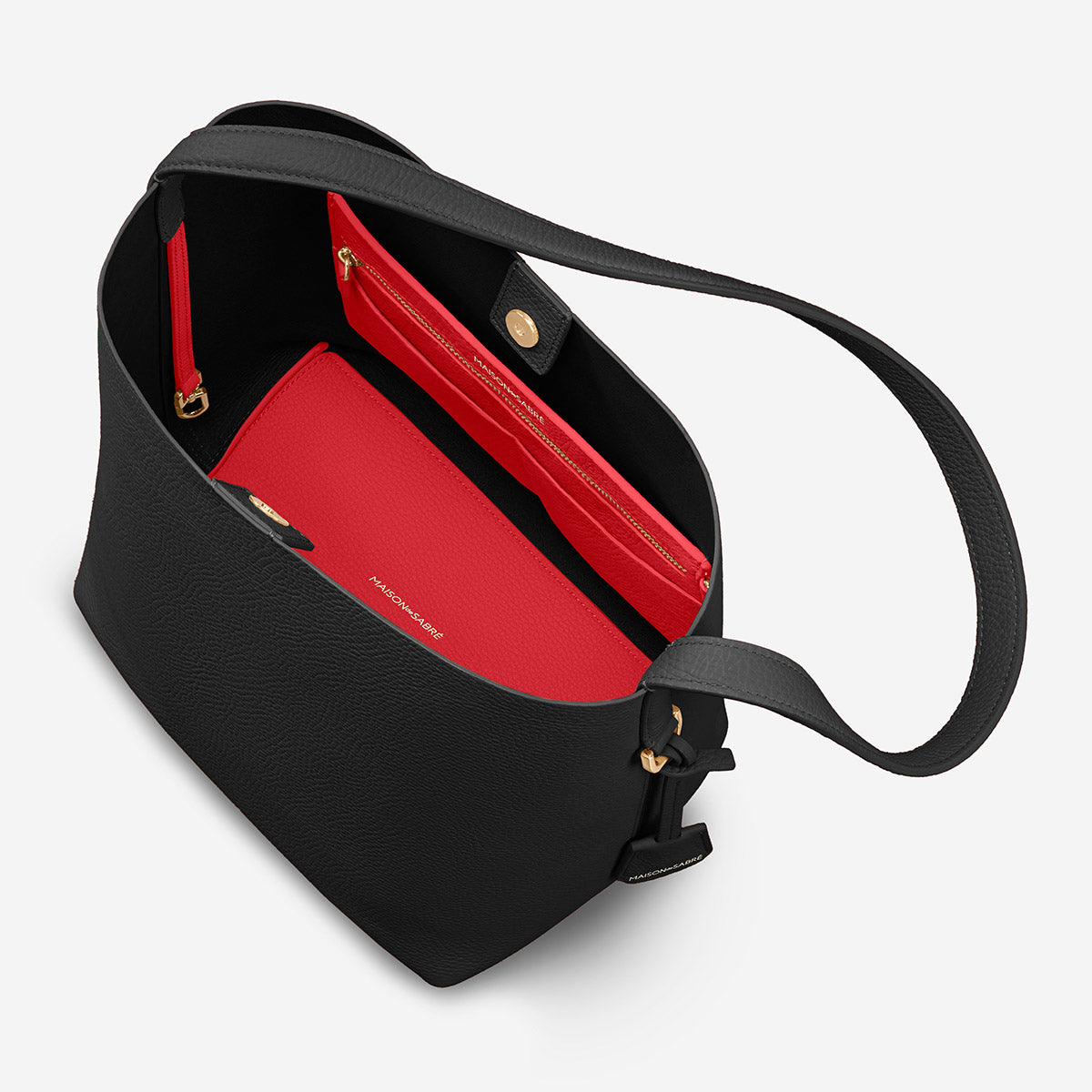 The Bucket Soft Tote - Rouge Noir