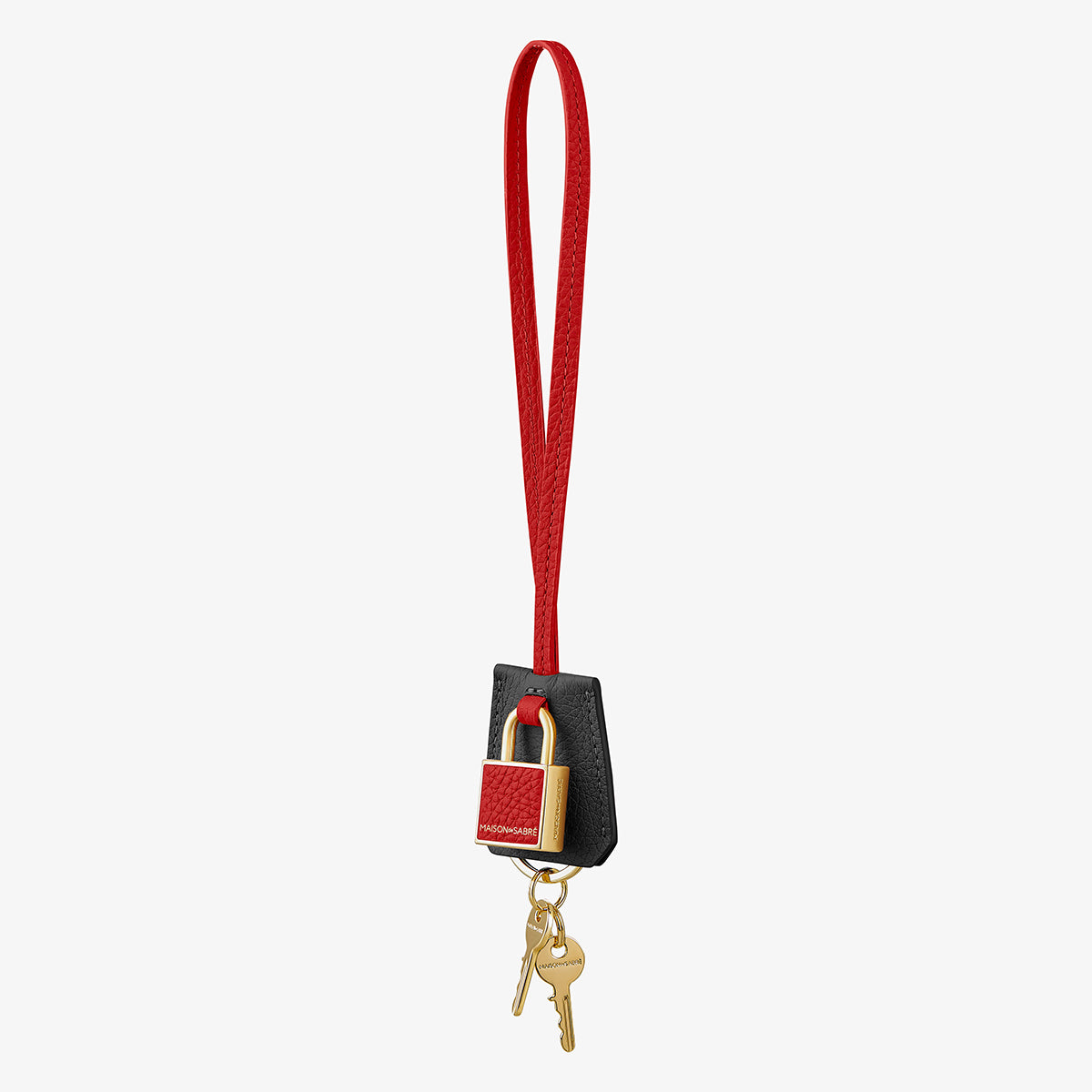 The SABREMOJI™ Padlock Charm - Rouge Noir