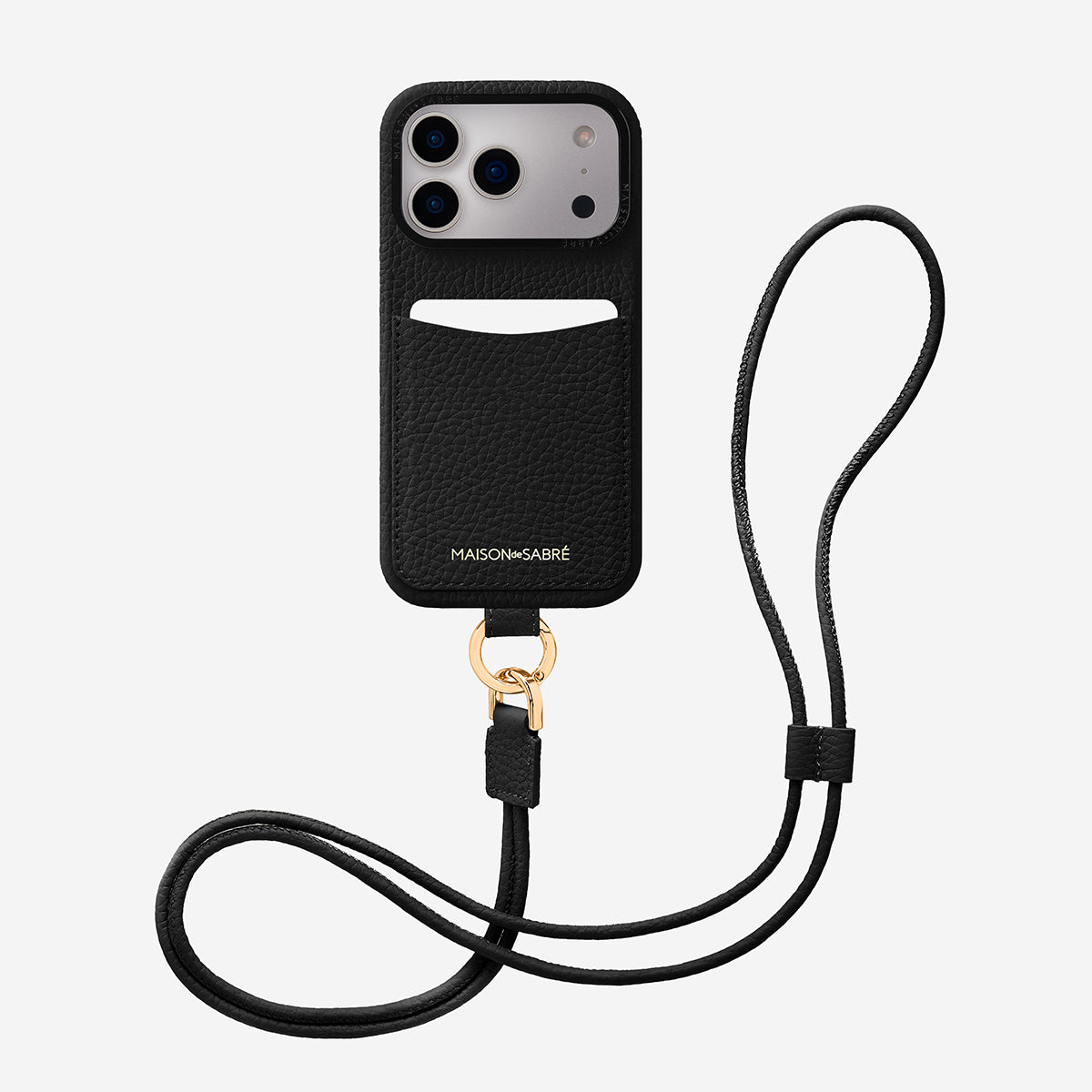 The Sling Phone Case iPhone 17 Pro - Black Caviar