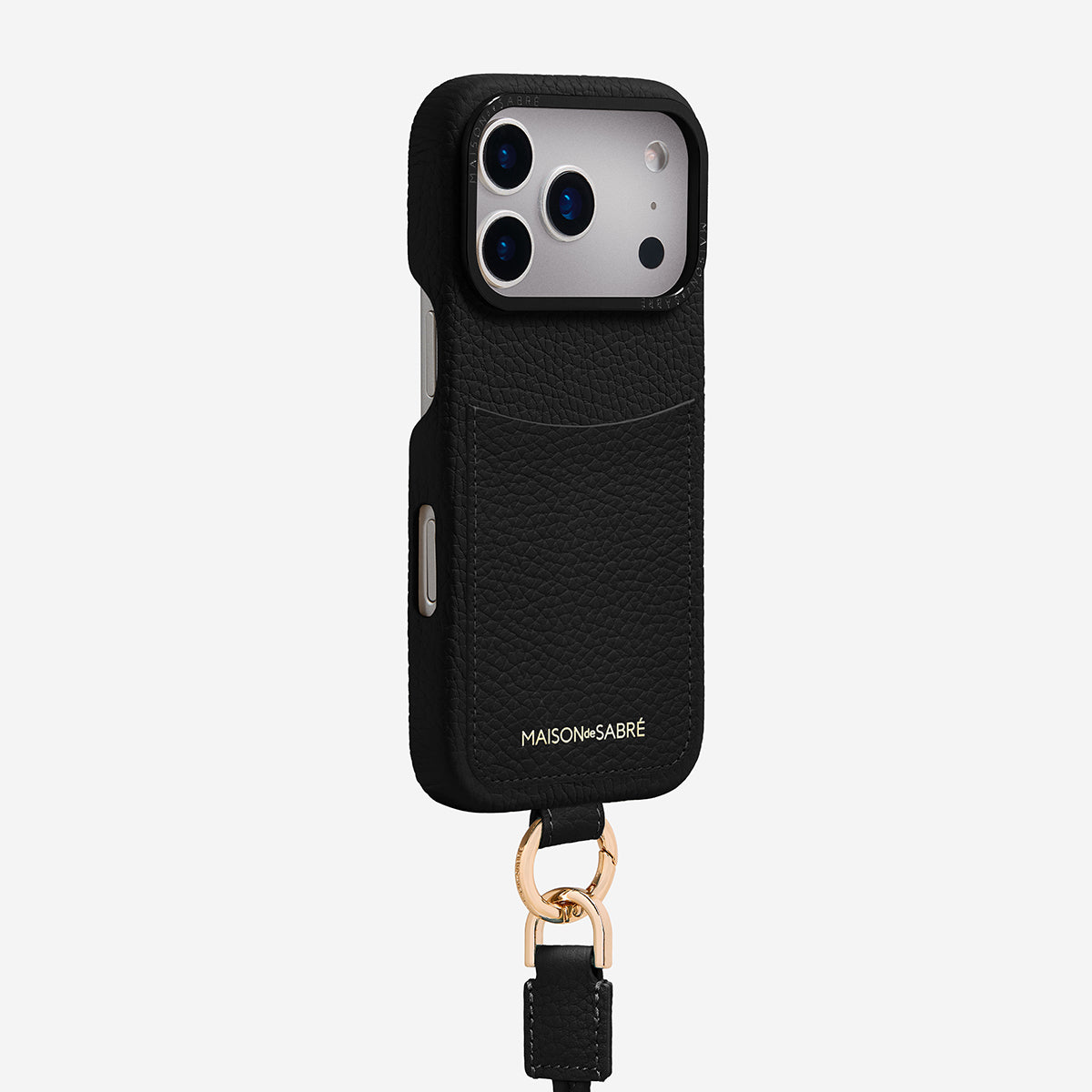 The Sling Phone Case iPhone 17 Pro - Black Caviar