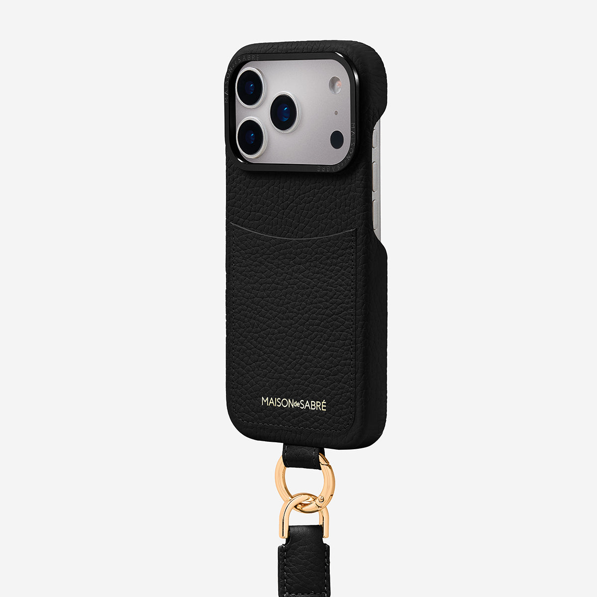 The Sling Phone Case iPhone 17 Pro - Black Caviar