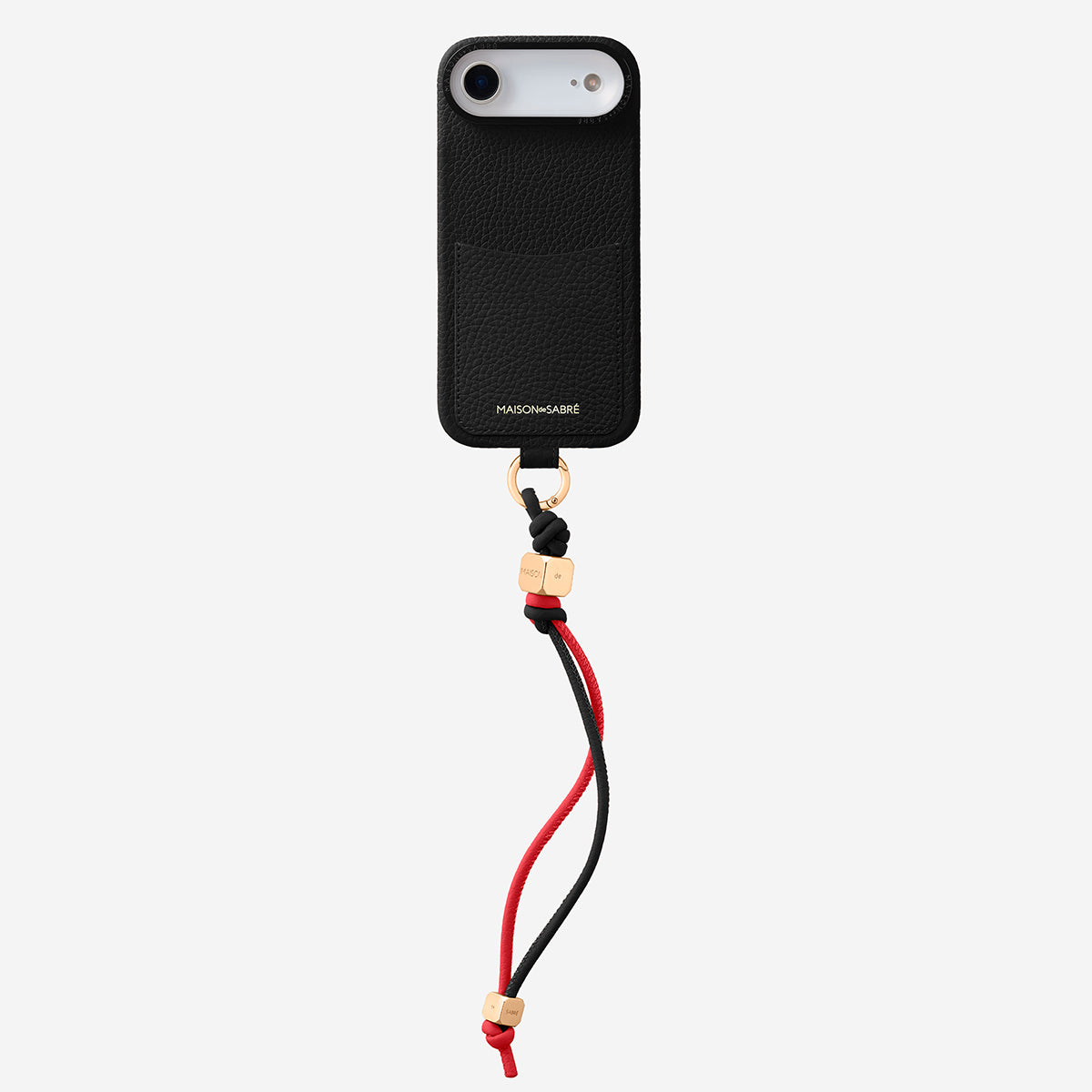 The Wristlet Phone Case iPhone 17 Air - Black Caviar