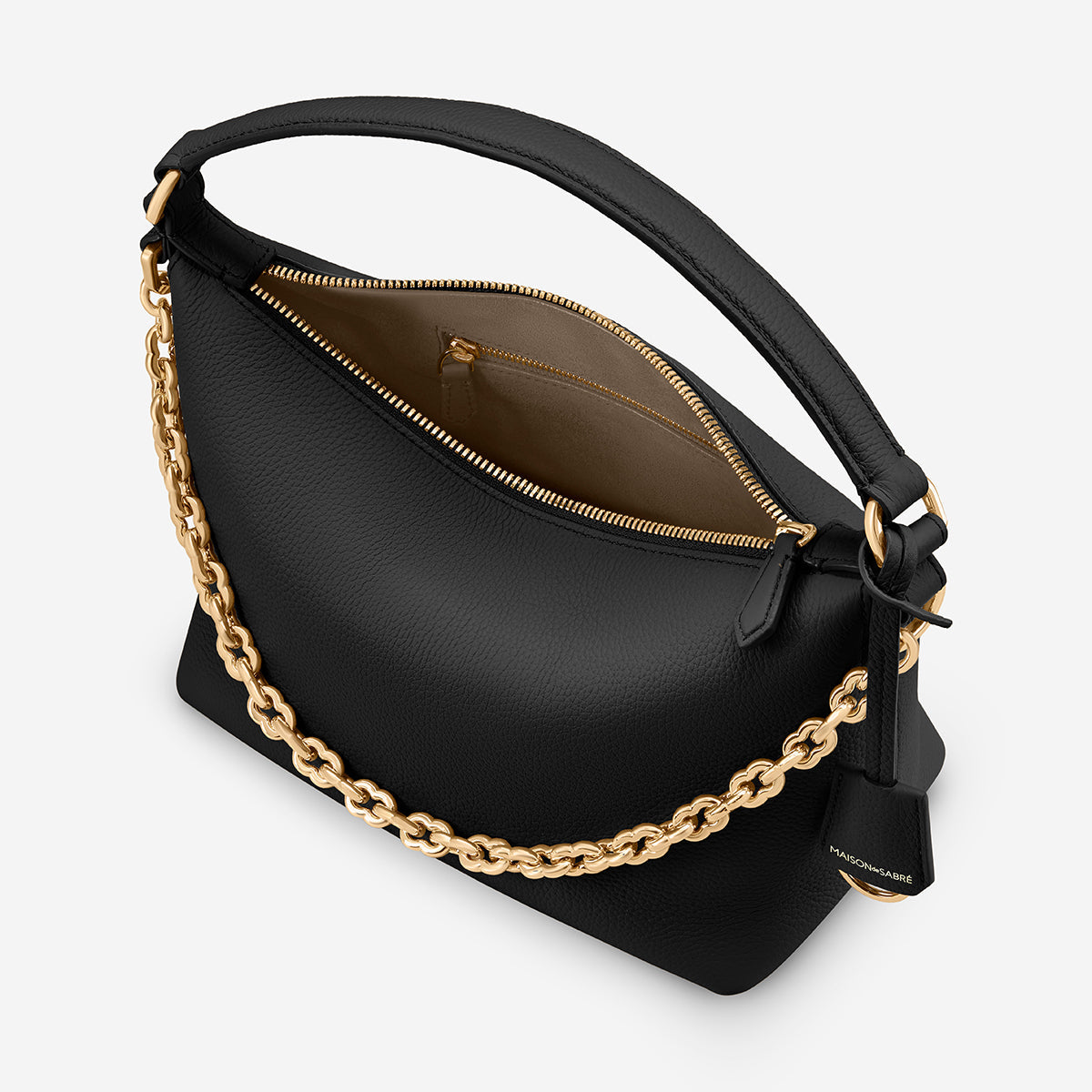 The Limited Edition Soft Hobo - Black Caviar