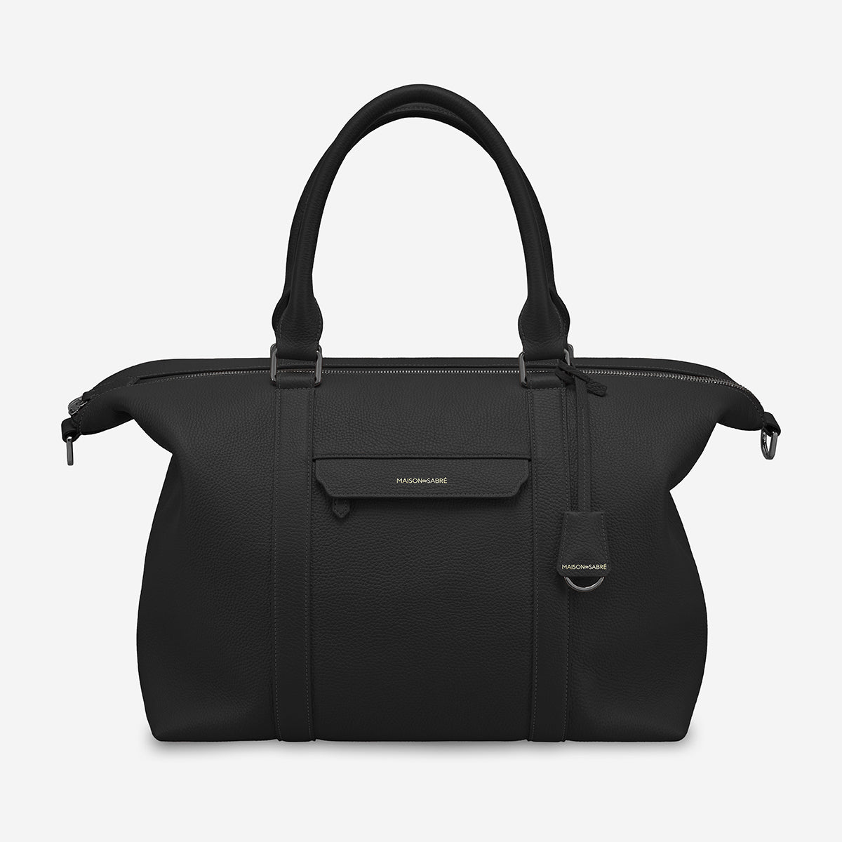 storksak bugaboo bag Maison de Sabre Large Leather Weekender Bag