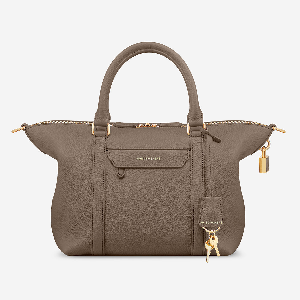 The Small Weekender - Cashmere Clay – MAISON de SABRÉ