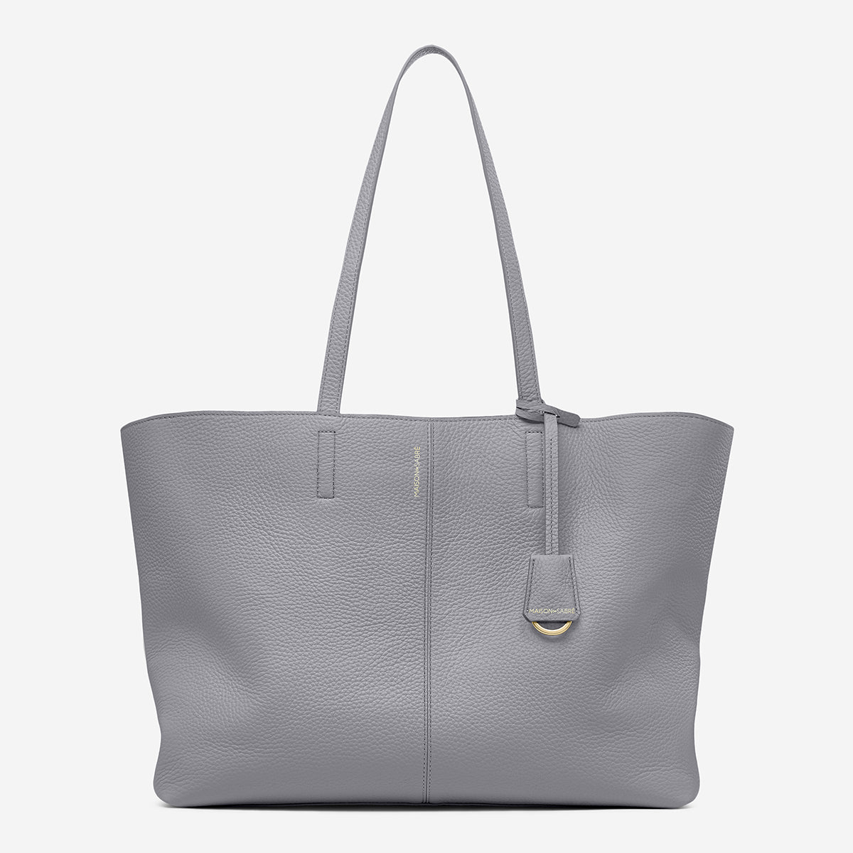 Snap Soft Tote in Dove Grey | MAISON de SABRÉ