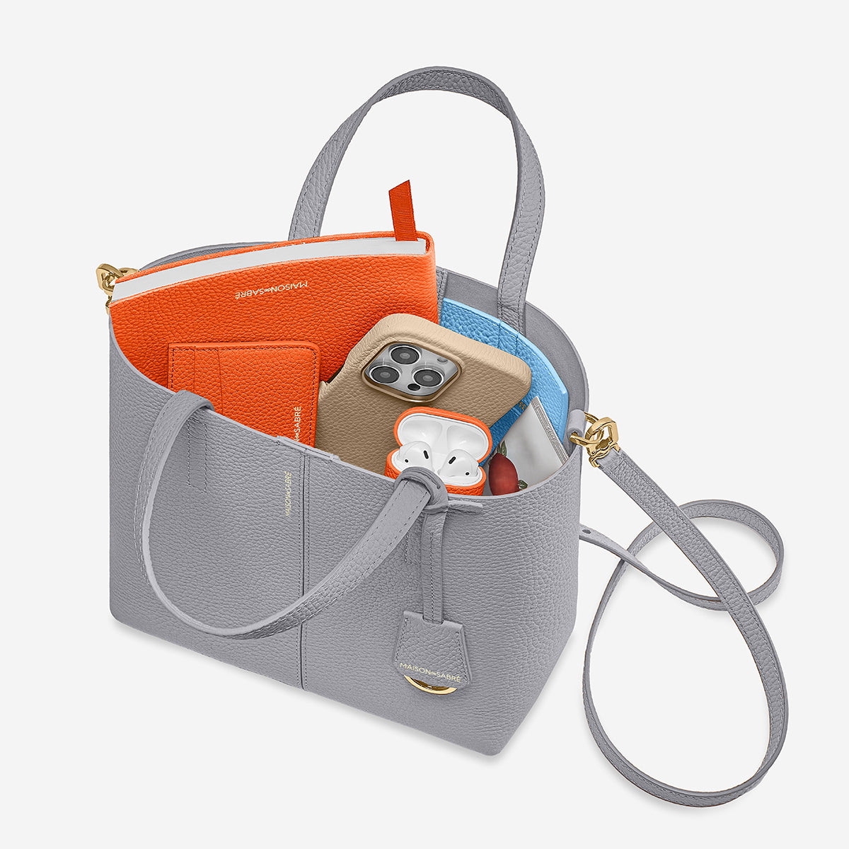 The Small Soft Tote - Dove Grey