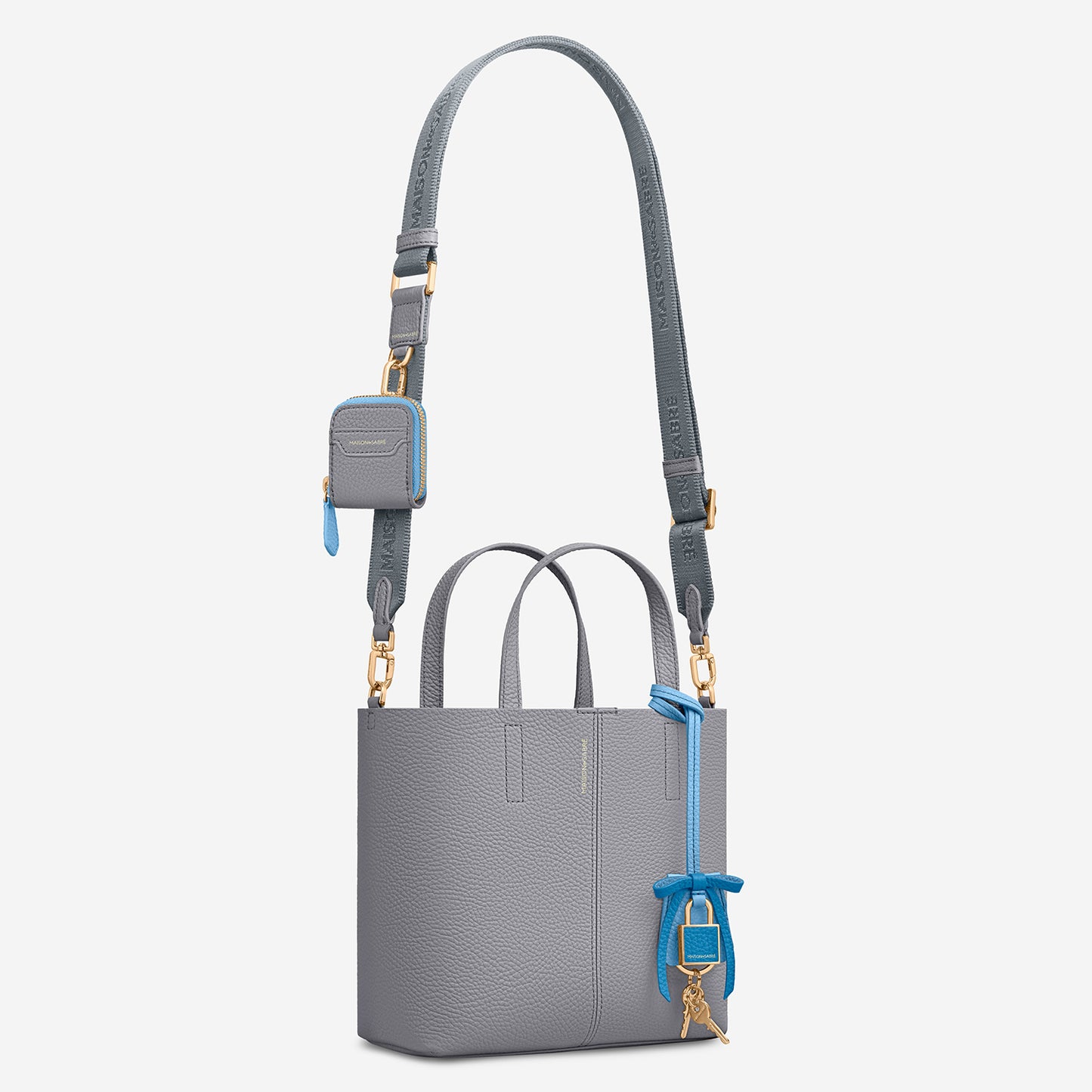 Small Soft Tote Trio - Dove Sky
