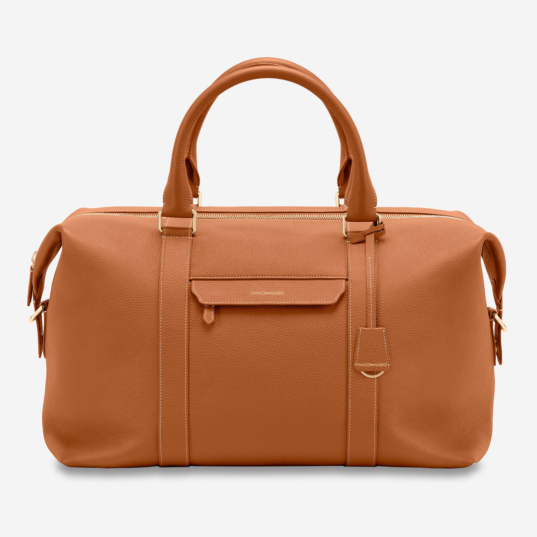 MAISON de SABRE ボストンバッグ ブラウン The Duffle Bag - Pecan Brown – MAISON de SABRÉ