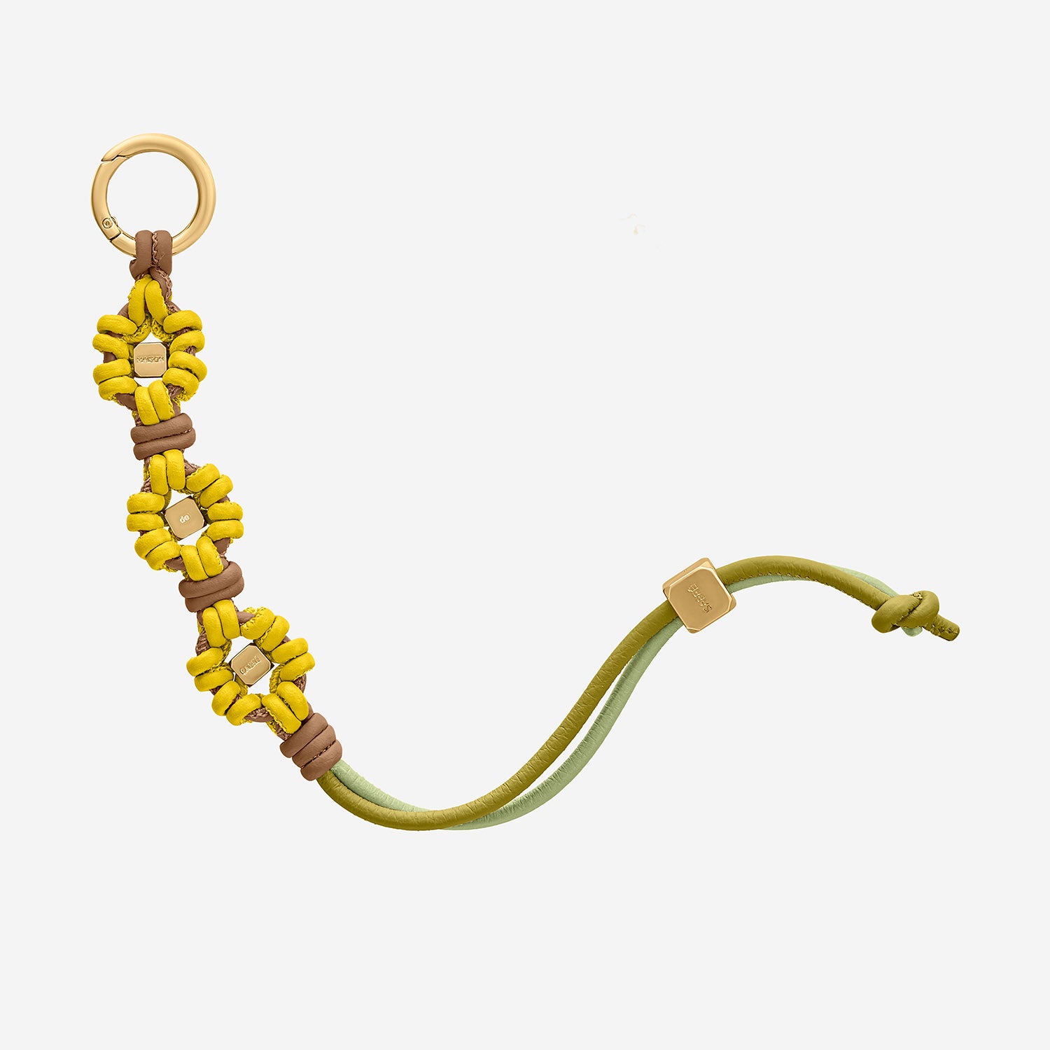 Wristlet Charm in Daisy Sandstone | MAISON de SABRÉ