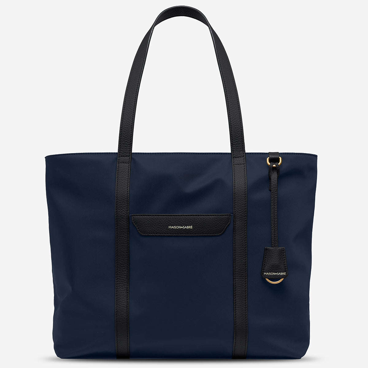 Navy nylon tote best sale