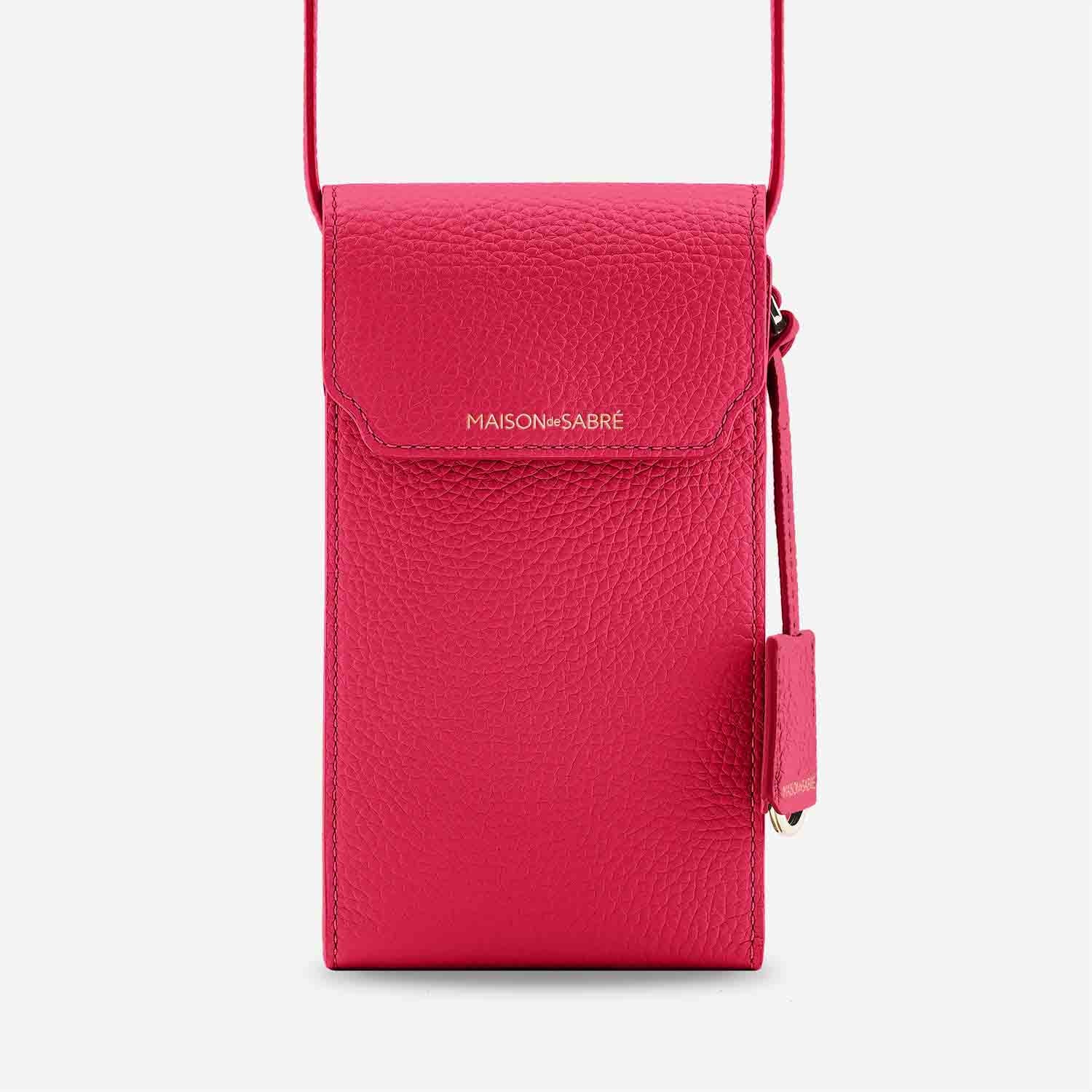 ★MAISON DE SABRE★The Phone Pouch スマホポーチ クロスボディ The Phone Pouch - Black Caviar – MAISON de SABRÉ