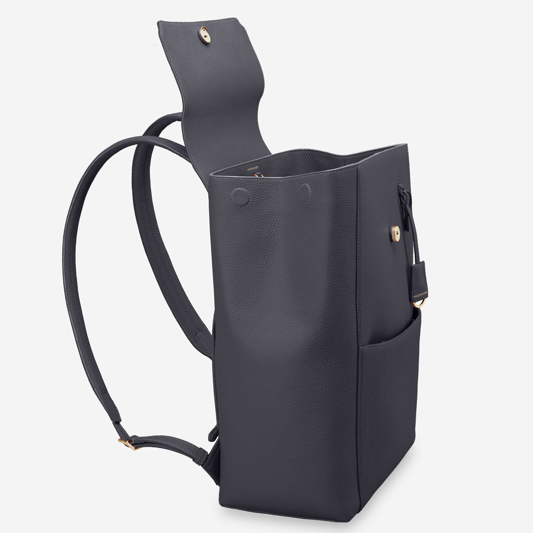 The Large Soft Backpack - Graphite Grey