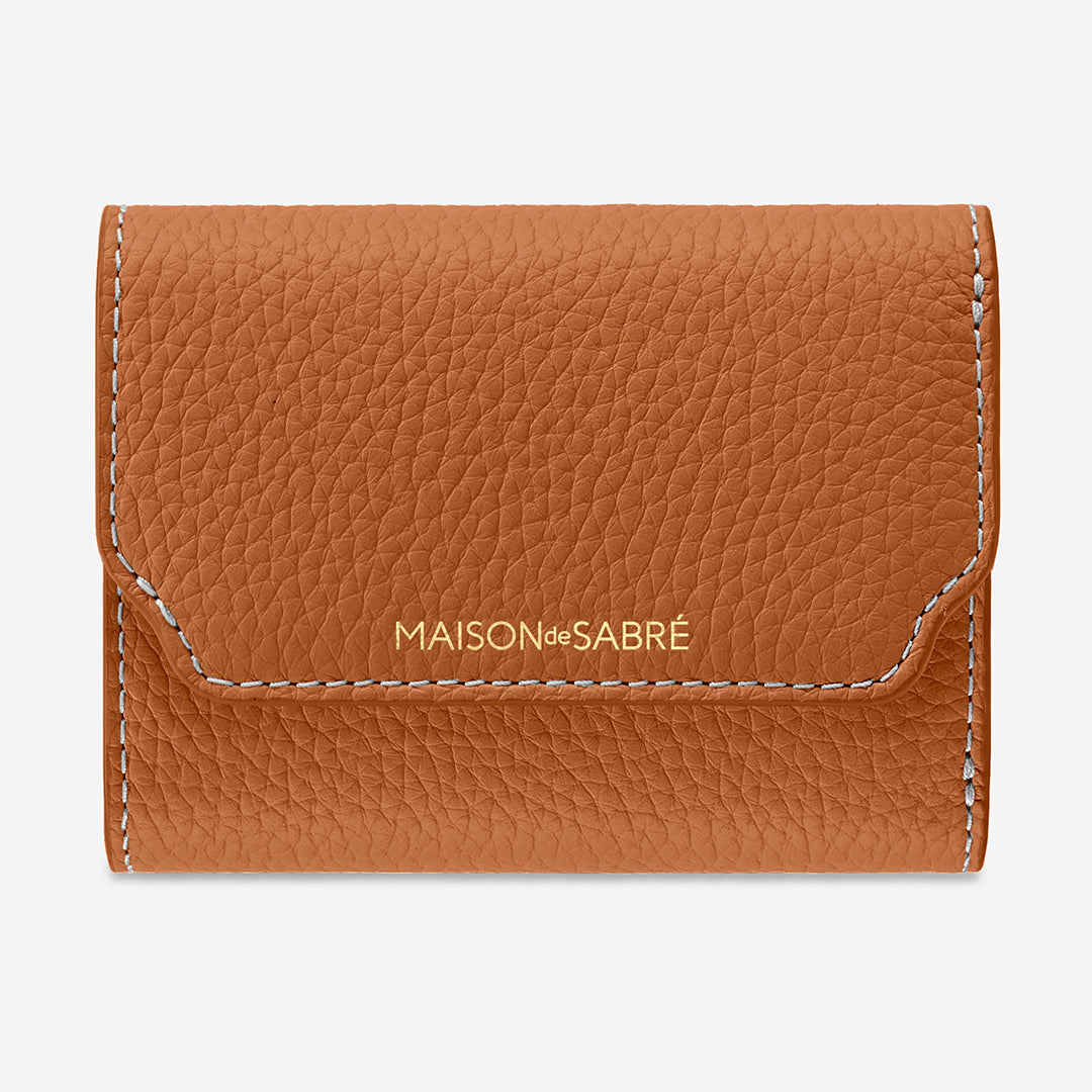 The Trifold Wallet - Pecan Nude