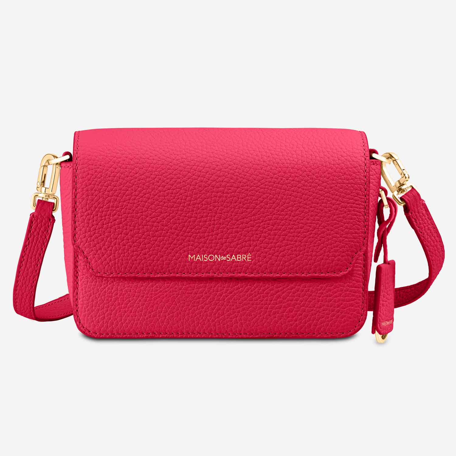 Front Flap Long Wallet - Fuchsia