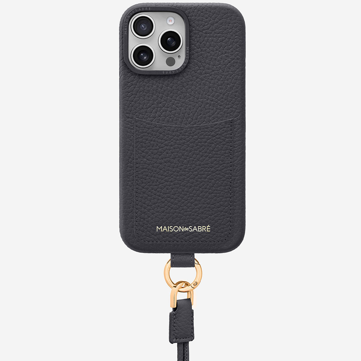 【MAISON de SABRE】スリングスマホケース iPhone16 ProMAX The Sling Phone Case iPhone 16 Pro Max - Graphite Grey