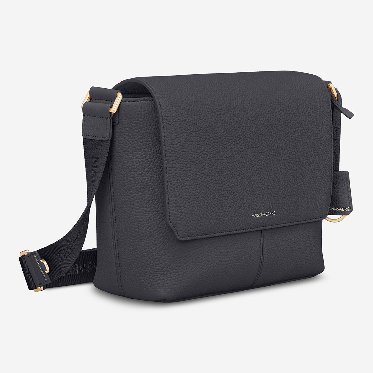 The Medium Flaire Messenger Bag - Graphite Grey