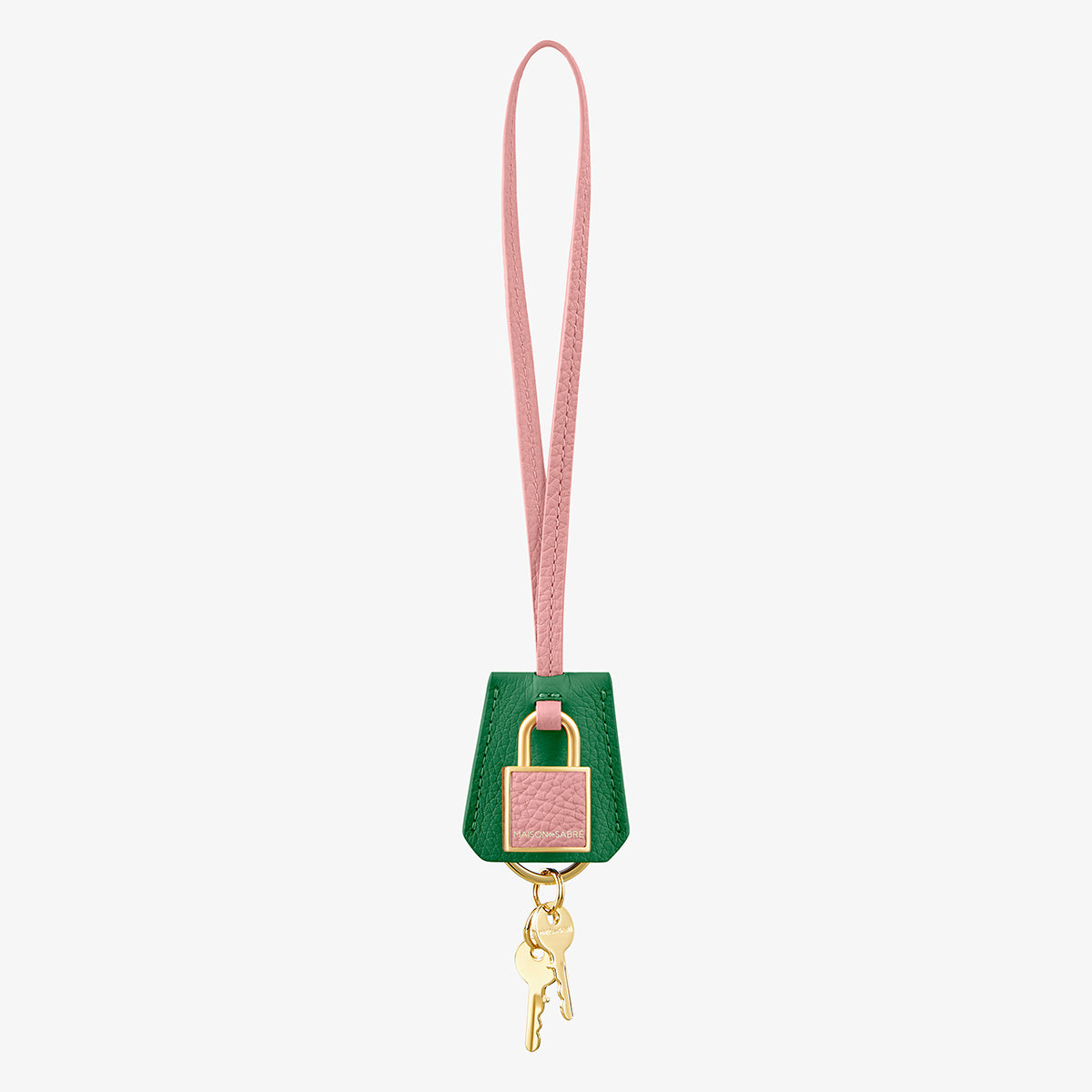 The SABRÉMOJI™ Padlock Charm - Emerald Lily