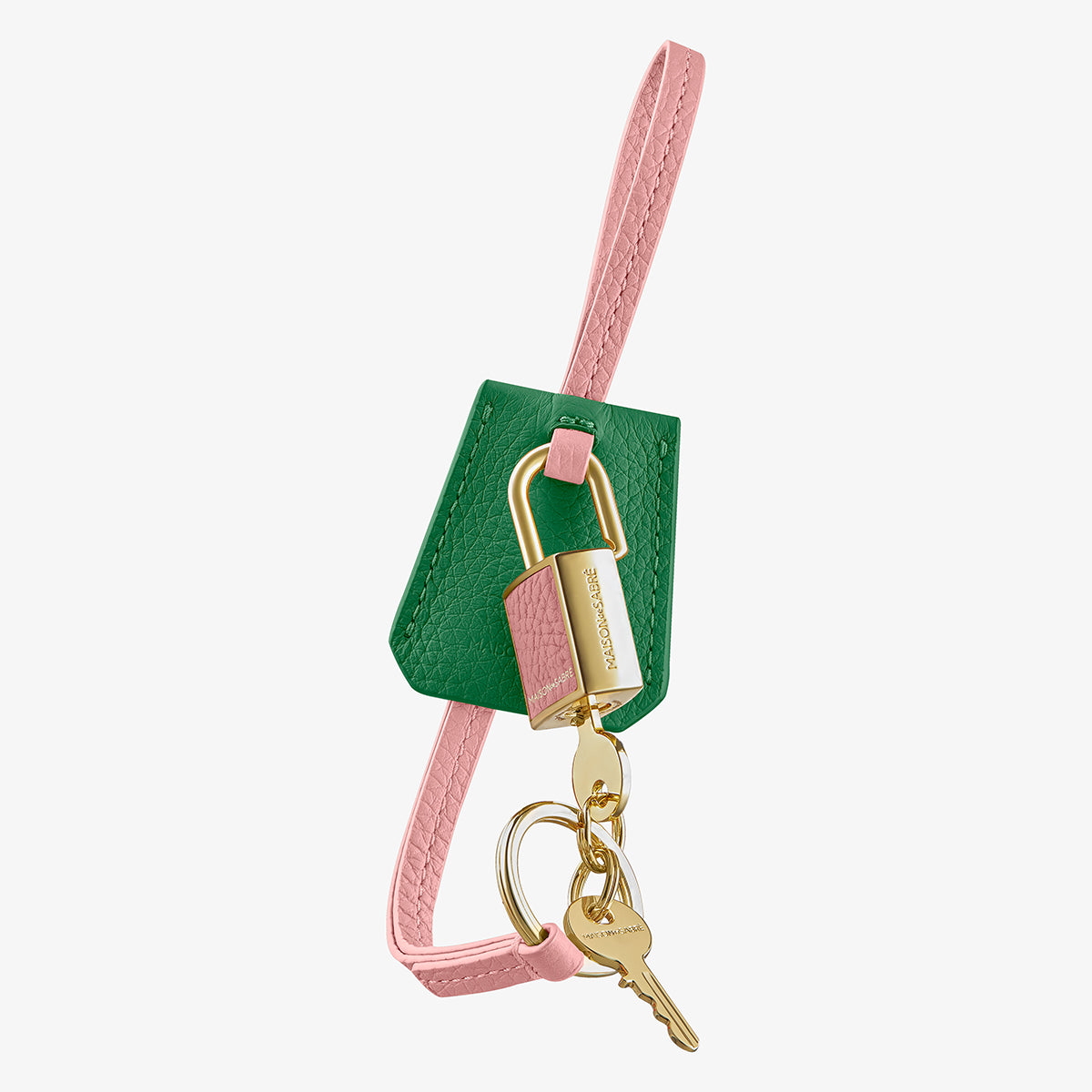 The SABRÉMOJI™ Padlock Charm - Emerald Lily