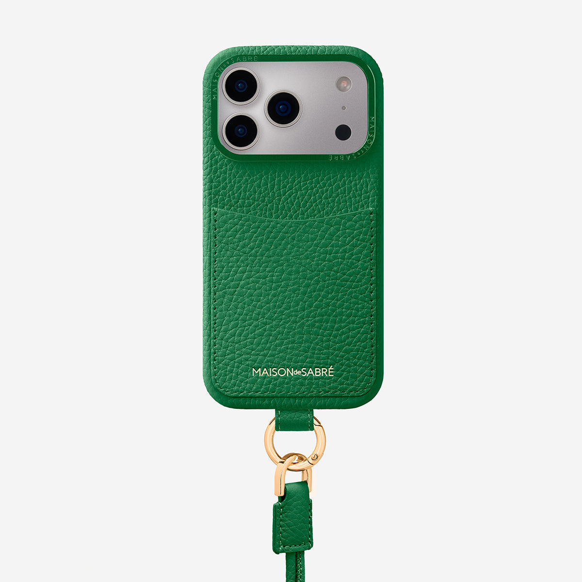 iPhoneアクセサリー SKYLRK iPhone 17 PRO BUMP CASE Green iPhone 17 Pro Leather Case | Forest Green - SANDMARC