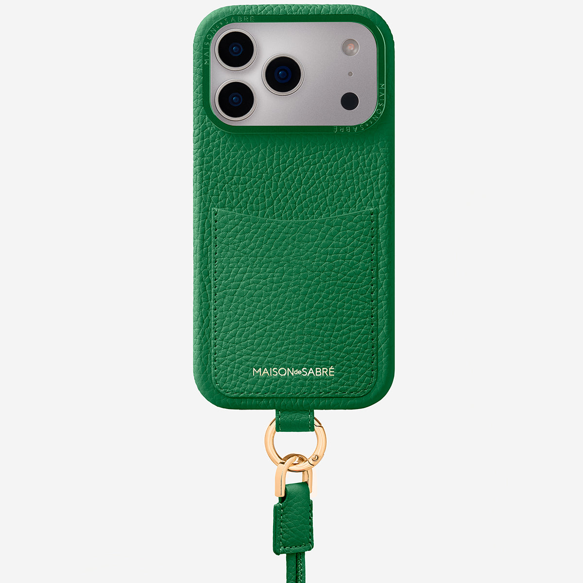 The Sling Phone Case iPhone 17 Pro Max - Emerald Green MAISON de SABR The Sling Phone Case iPhone 17 Pro Max - Emerald Green MAISON de SABR