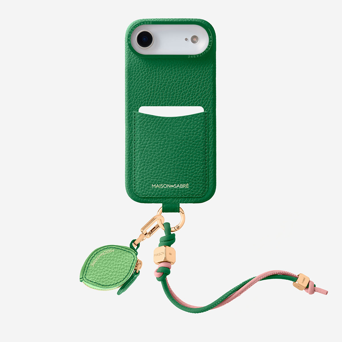 The Wristlet Phone Case iPhone 17 Air - Emerald Green