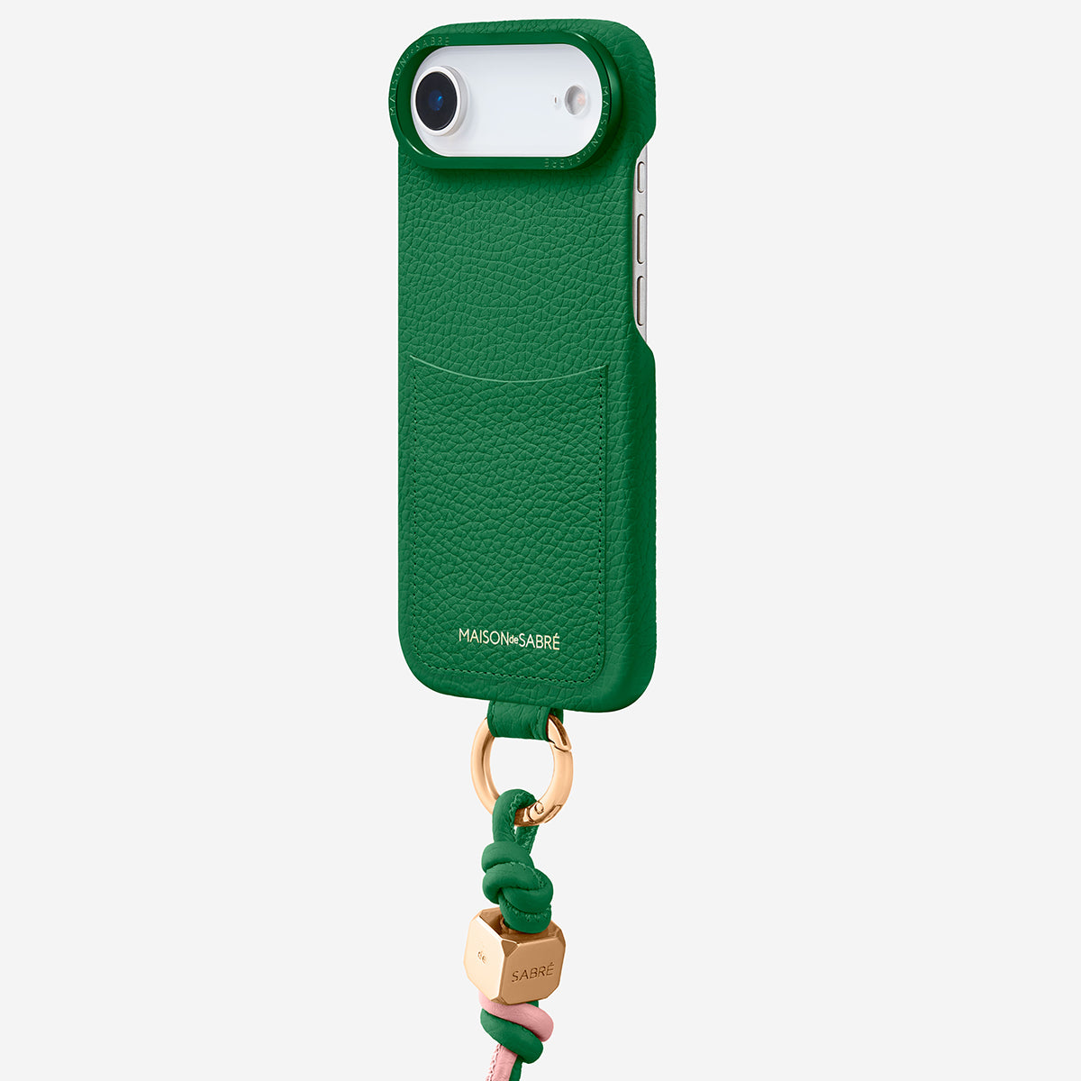 The Wristlet Phone Case iPhone 17 Air - Emerald Green