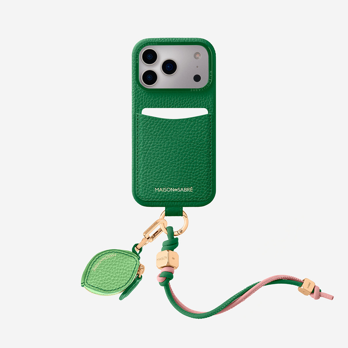 The Wristlet Phone Case iPhone 17 Pro - Emerald Green