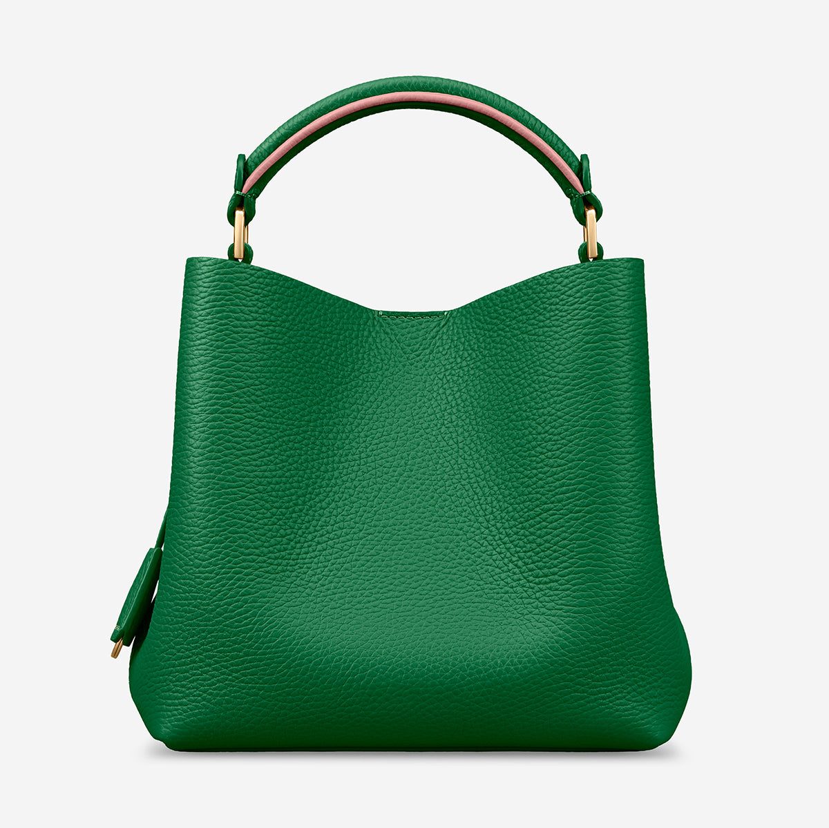 The Mini Bucket Bag - Emerald Lily