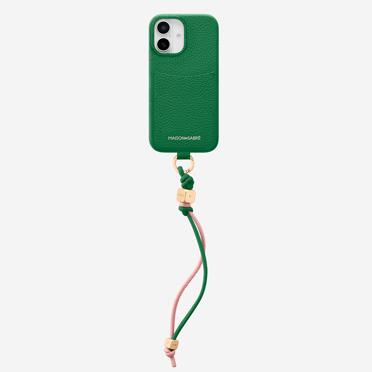 The Wristlet Phone Case iPhone 16 - Emerald Green
