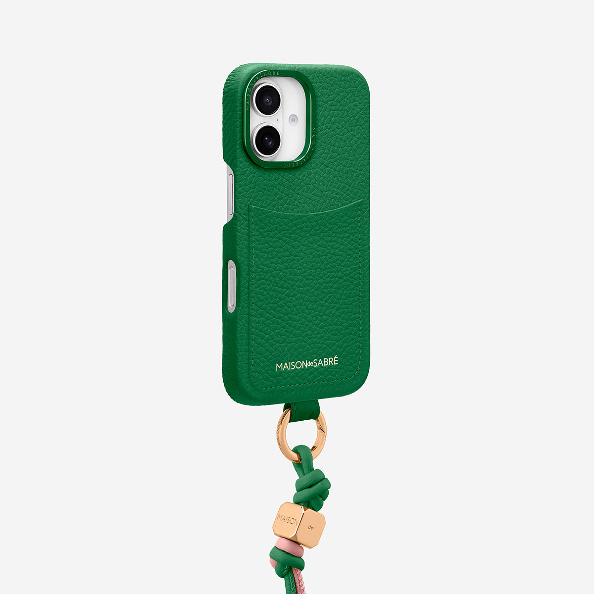 The Wristlet Phone Case iPhone 16 - Emerald Green