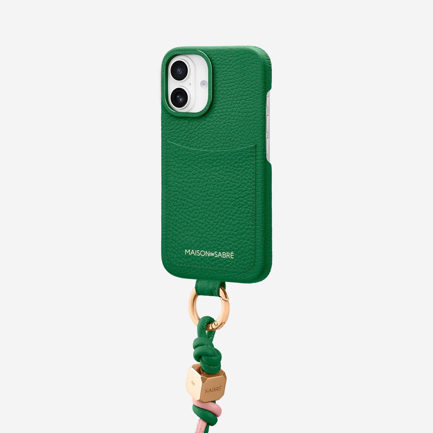 The Wristlet Phone Case iPhone 16 - Emerald Green
