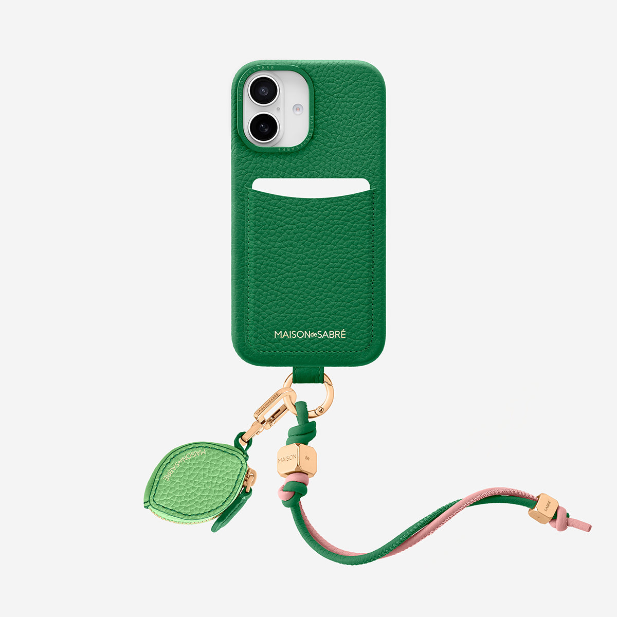 The Wristlet Phone Case iPhone 16 - Emerald Green