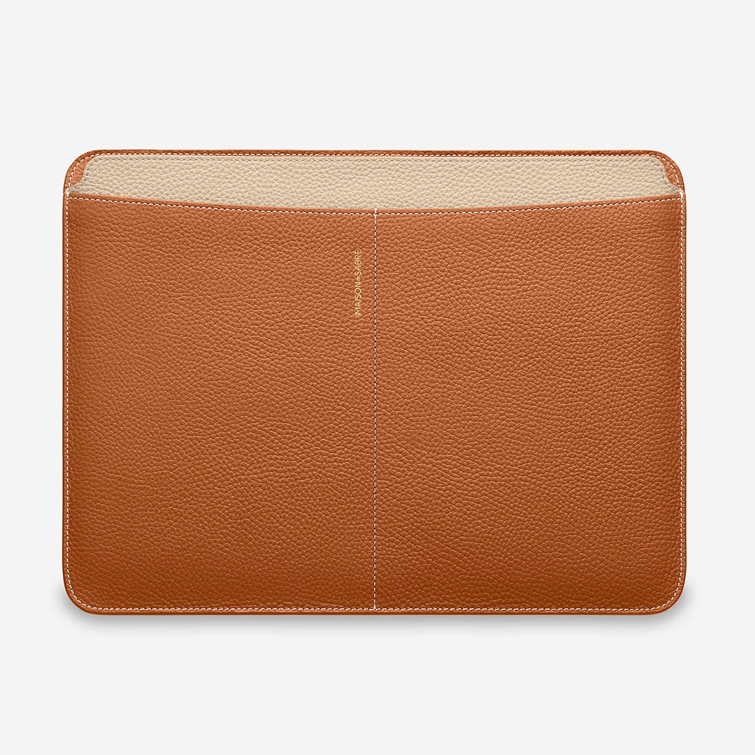 Leather laptop cover best sale