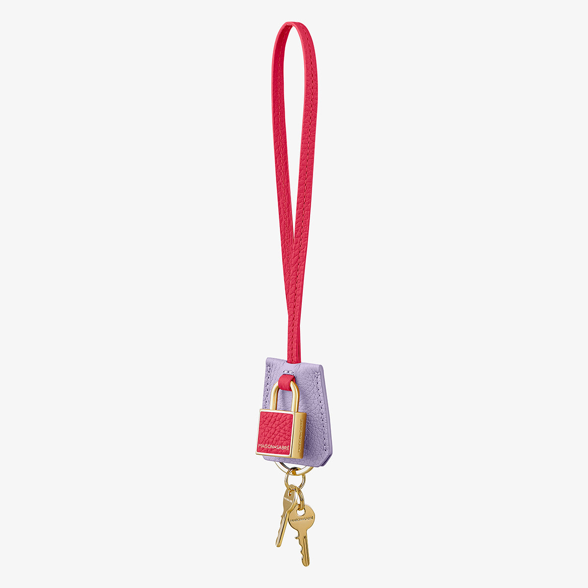 The SABREMOJI™ Padlock Charm - Fuchsia Lavender