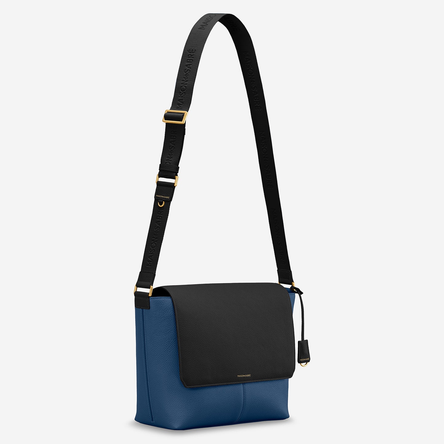 The Flaire Messenger Bag - Pacific Caviar