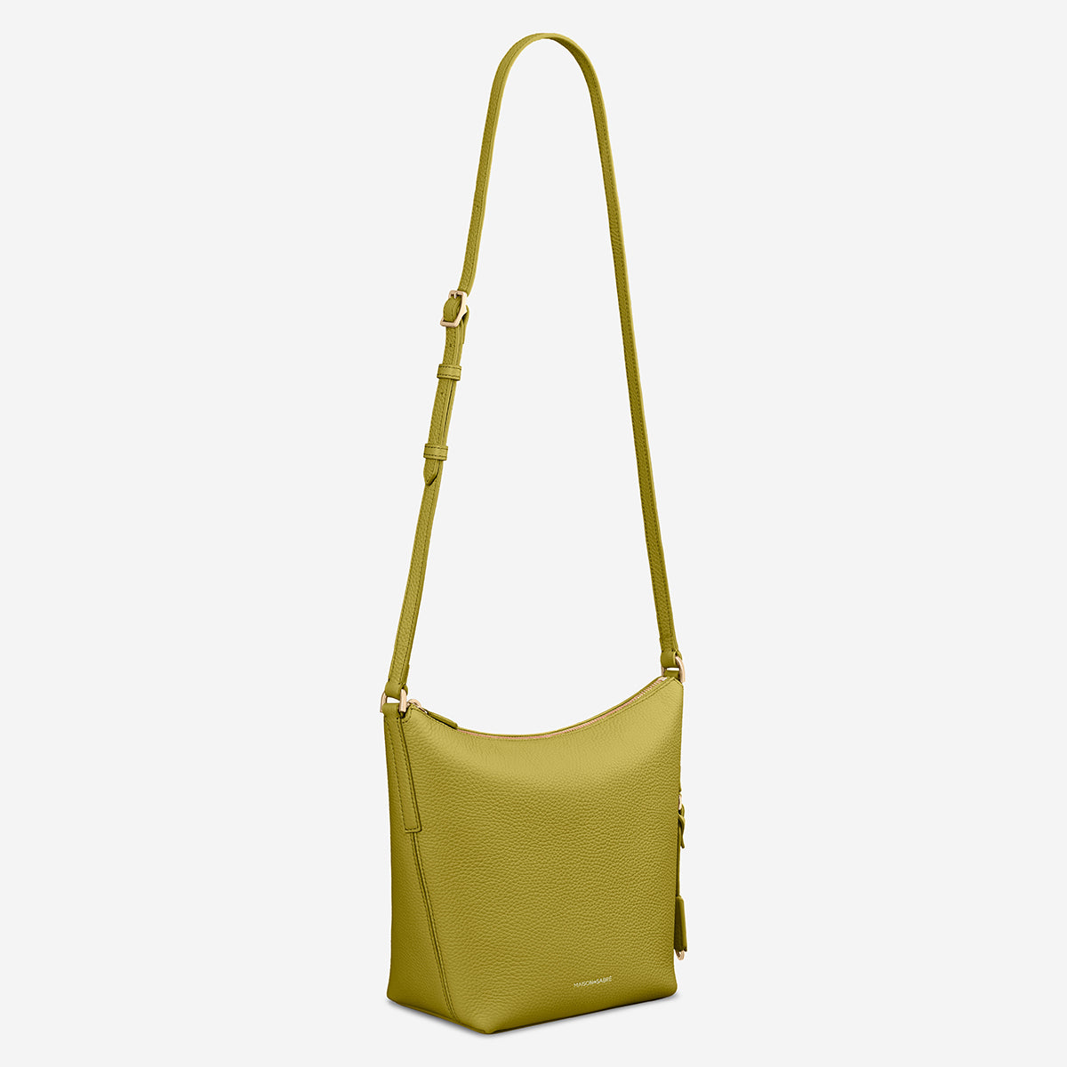 The Zipped Bucket Bag - Martini Green