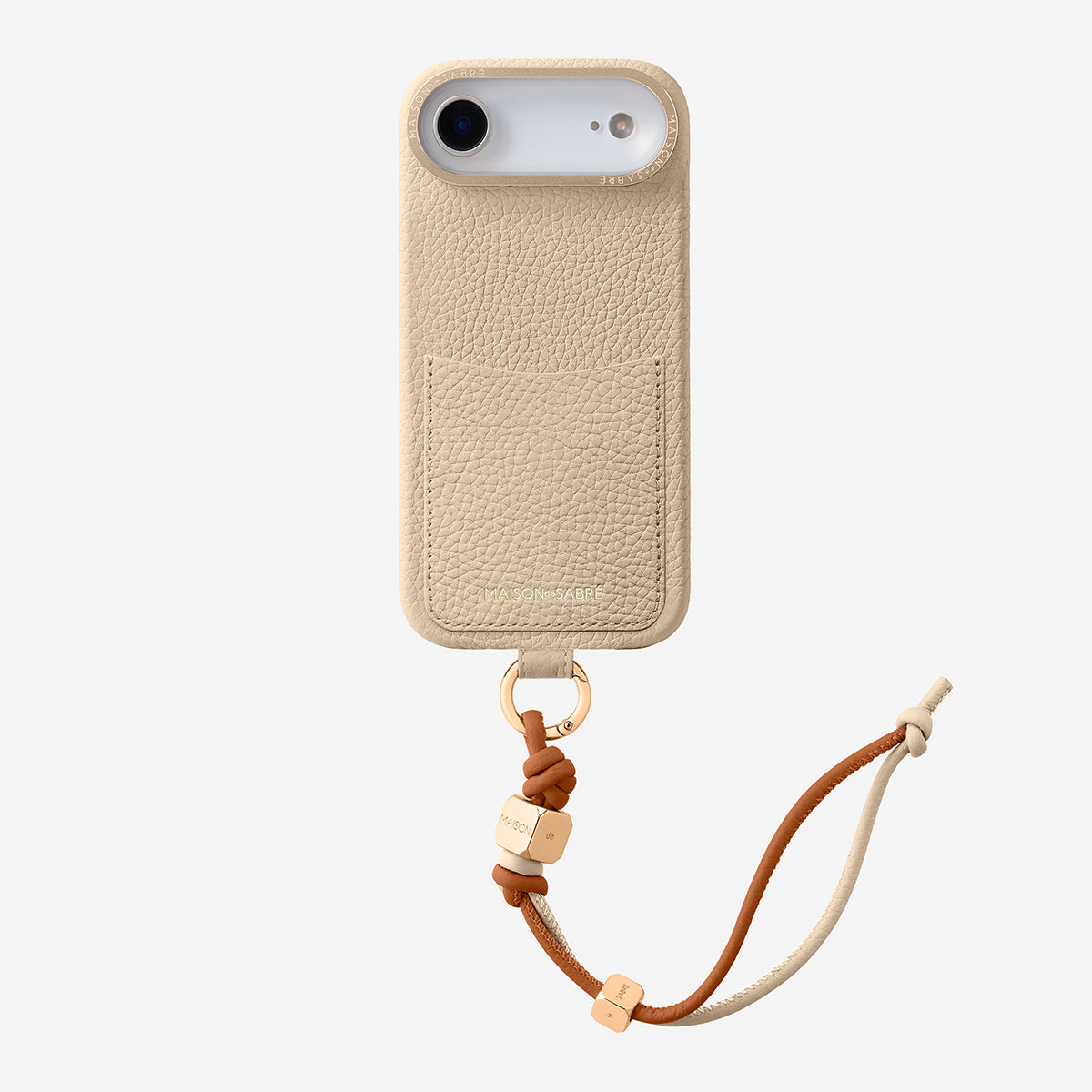 The Wristlet Phone Case iPhone 17 Air - Saharan Nude – MAISON de SABRÉ