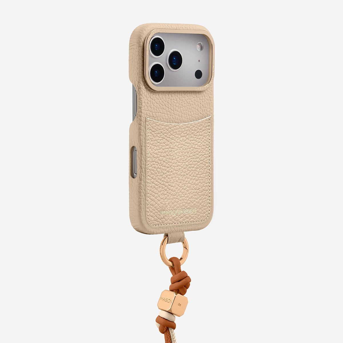 The Wristlet Phone Case iPhone 17 Pro - Saharan Nude