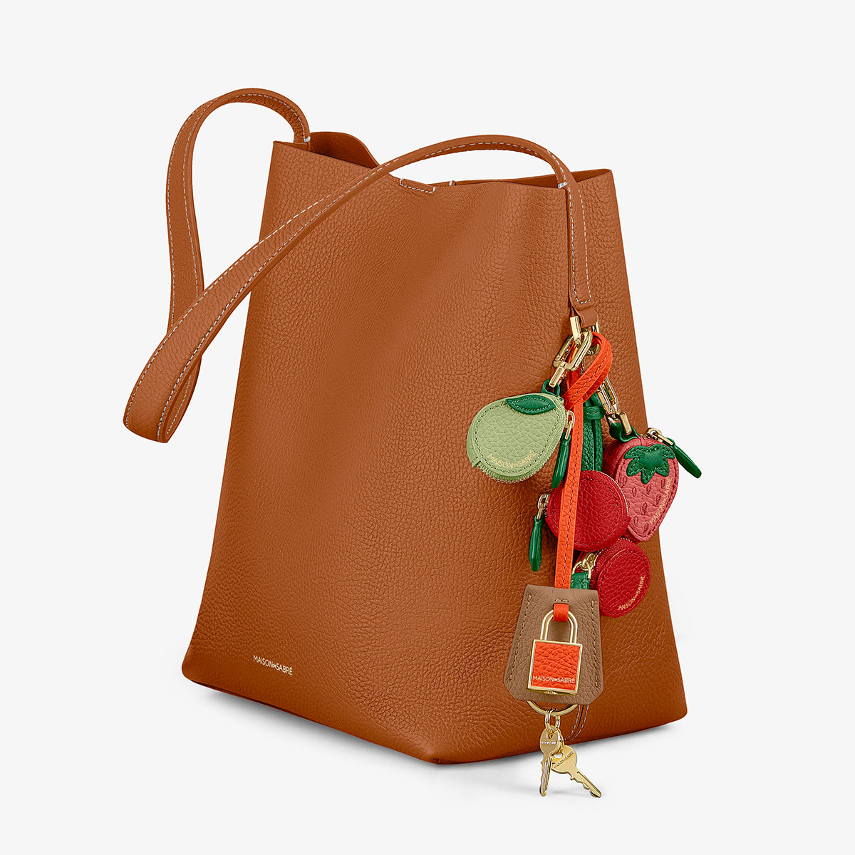 The SABRÉMOJI™ Padlock Charm - Manhattan Sandstone