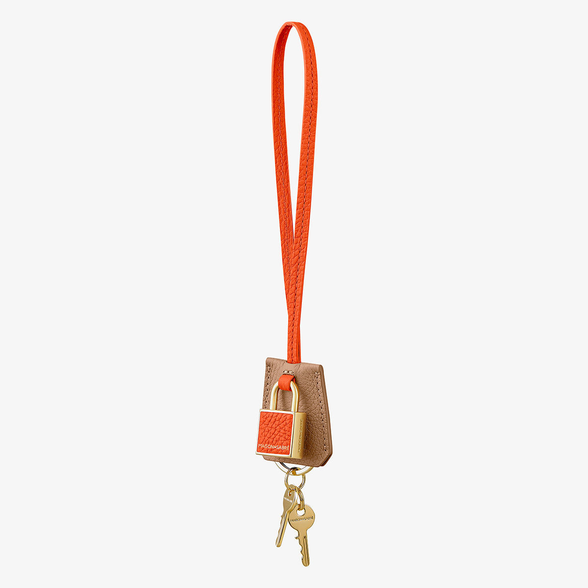 The SABREMOJI™ Padlock Charm - Manhattan Sandstone