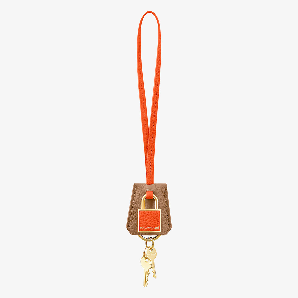 The SABRÉMOJI™ Padlock Charm - Manhattan Sandstone