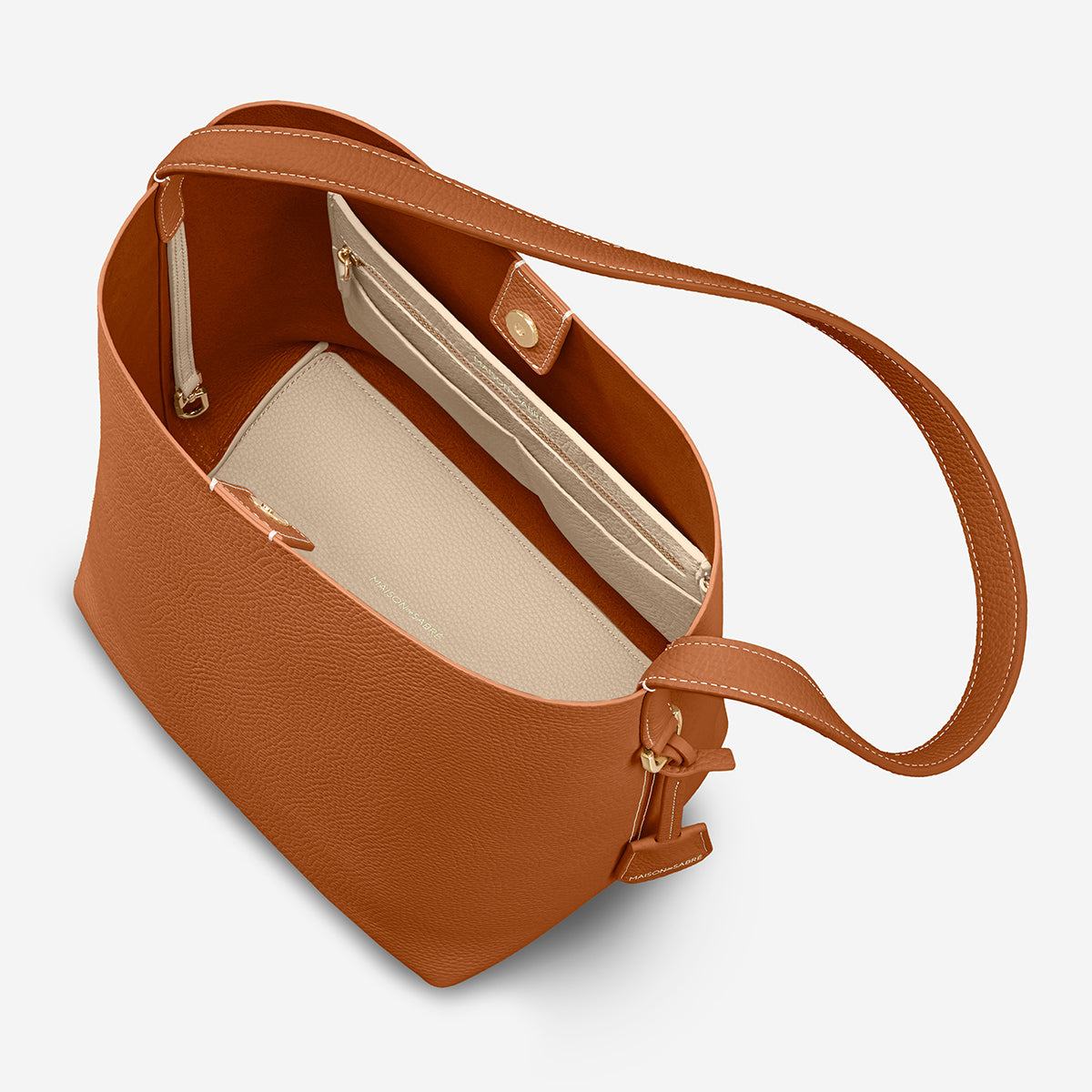 The Bucket Soft Tote - Pecan Nude