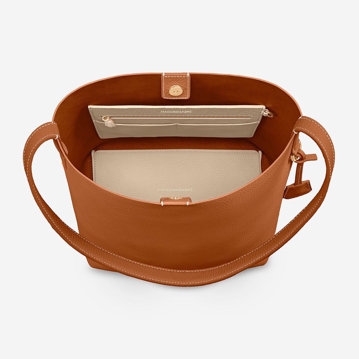 The Bucket Soft Tote - Pecan Nude