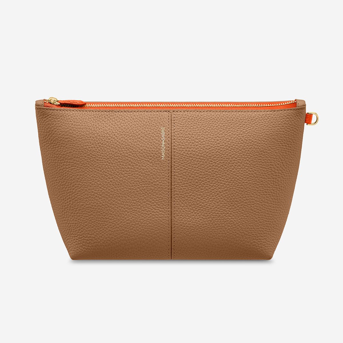 小物 saku panna Medium Flaire Pouch in Manhattan Sandstone | MAISON de SABRÉ