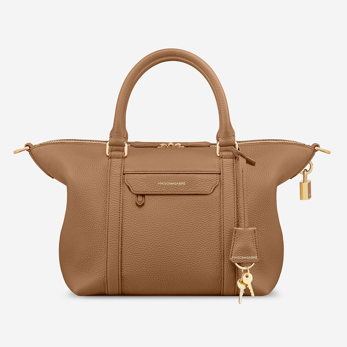 The Small Weekender - Sandstone Brown – MAISON de SABRÉ