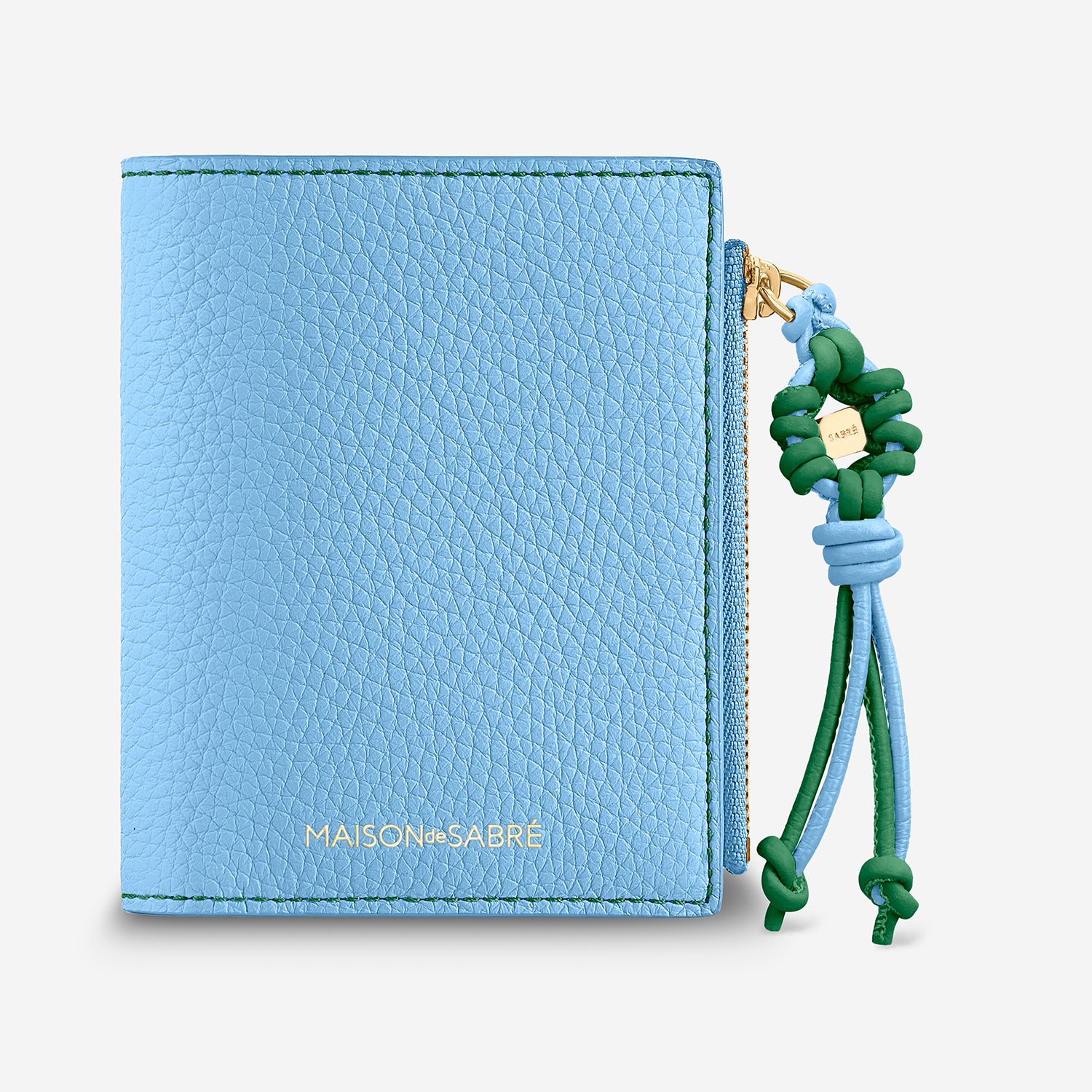 Bifold Wallet in Cashmere Matcha | MAISON de SABRÉ